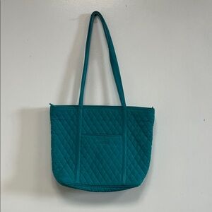 Vera Bradley Teal Quilted Tote